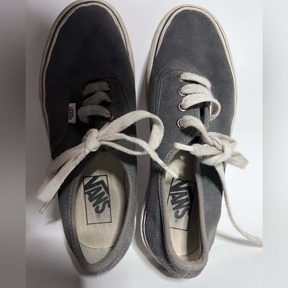 Vans Authentic Stackform Gray Suede Low Tops - image 7
